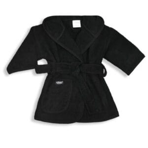Gepersonaliseerd badjasje met naam - Zwart