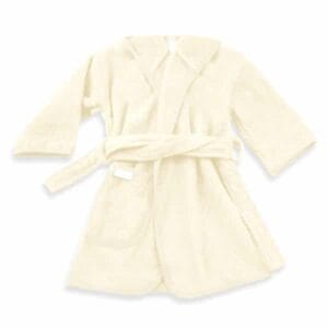 Gepersonaliseerd badjasje met naam - Ecru