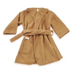 Gepersonaliseerd badjasje met naam - Beige