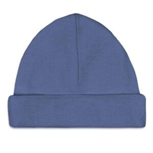 Gepersonaliseerd babymutsje met naam - Jeans Blauw