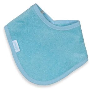 Slabbetje met naam - bandana - Licht blauw