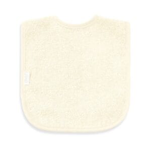 Gepersonaliseerd slabbetje met naam - Ecru