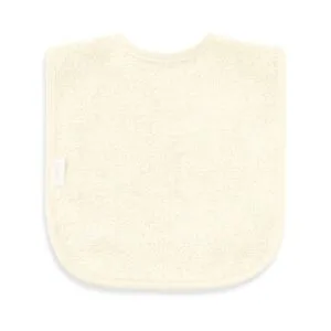 Gepersonaliseerd slabbetje met naam - Ecru