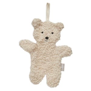 Gepersonaliseerd speendoekje teddy bear naturel crème knuffeldoekje speenknuffel Jollein