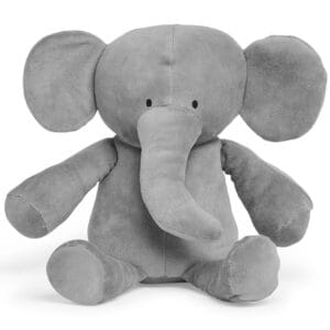 Knuffel olifant gepersonaliseerde knuffel grey grijs