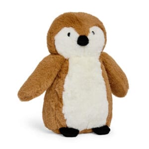 Knuffel pinguïn caramel bruin jollein
