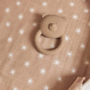 Bijtring Teddy Bear beer Biscuit beige bruin Jollein