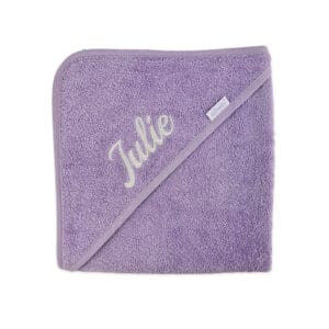 Gepersonaliseerde Badcape met naam kleur Lila Lavendel