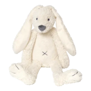 Knuffel konijn met naam ivoor ecru cremè